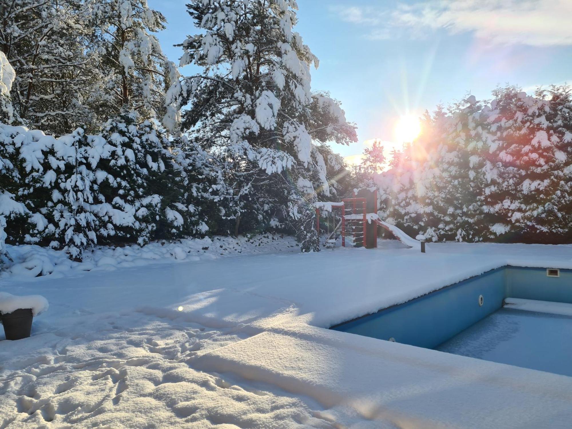 Wigwam Dom Z Basenem Na Kaszubach Villa Sulęczyno Eksteriør billede